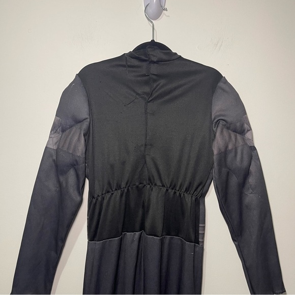 Boys Black Ninja Gi Joe halloween Costume with Muscle Chest & Knife Size 8-10 - Picture 10 of 10